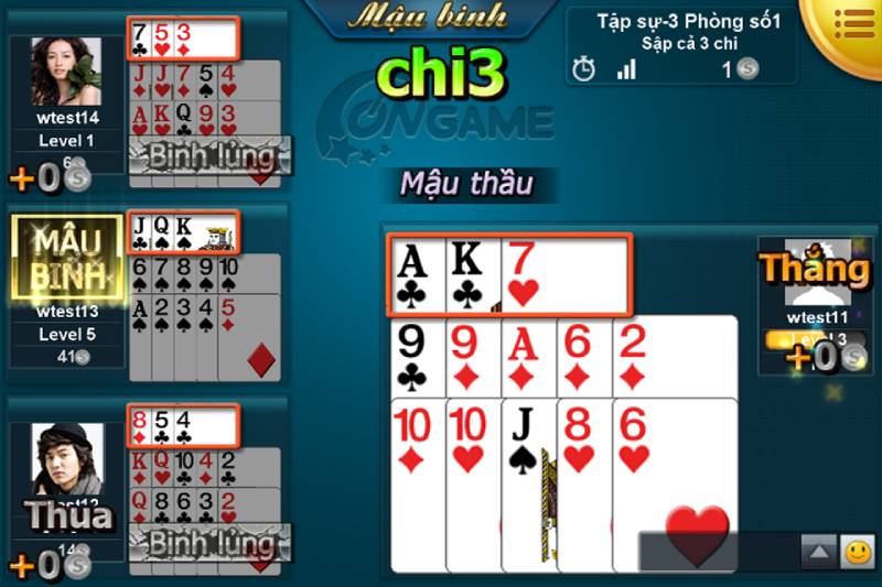 Cách tính chi trong mậu binh