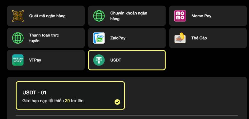 Tiền điện tử USDT